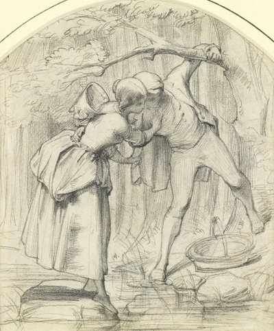 Die Überquerung, ca. 1860 von John Richard Clayton